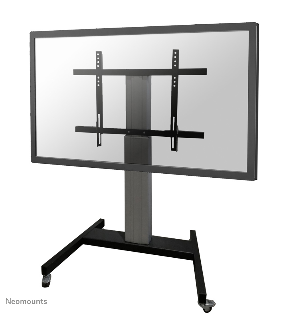 Neomounts PLASMA-M2250SILVER TV-Trolley - 42-100" - max 130 kg - motorisiert H 120-170 cm - VESA 200x200-800x600 - abschließbar (exkl. Schloss) - silber