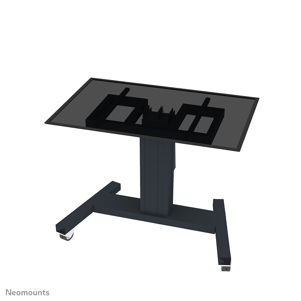 Neomounts PLASMA-M2550TBLACK TV-Trolley - 42-85" - max 150 kg - motorisiert H 60-88 cm - VESA 400x200-800x600 - Tischneigefunktion - schwarz