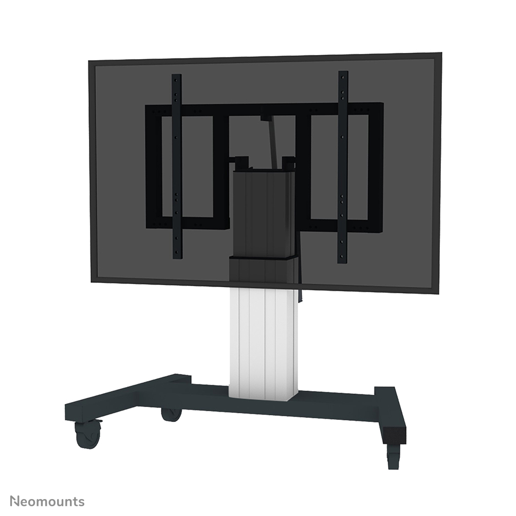 Neomounts PLASMA-M2550TSILVER TV-Trolley - 42-85" - max 150 kg - motorisiert H 60-88 cm - VESA 400x200-800x600 - Tischneigefunktion - silber