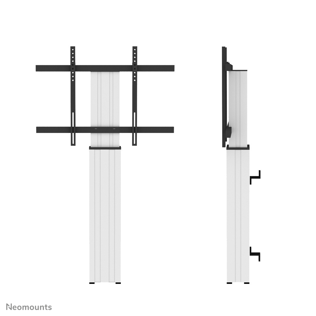 Neomounts PLASMA-W2250SILVER TV-Bodenständer - 42-100" - Wand - max 130 kg - motorisiert H 105-155 cm - VESA 200x200-800x600 - abschließbar (exkl. Schloss) - silber