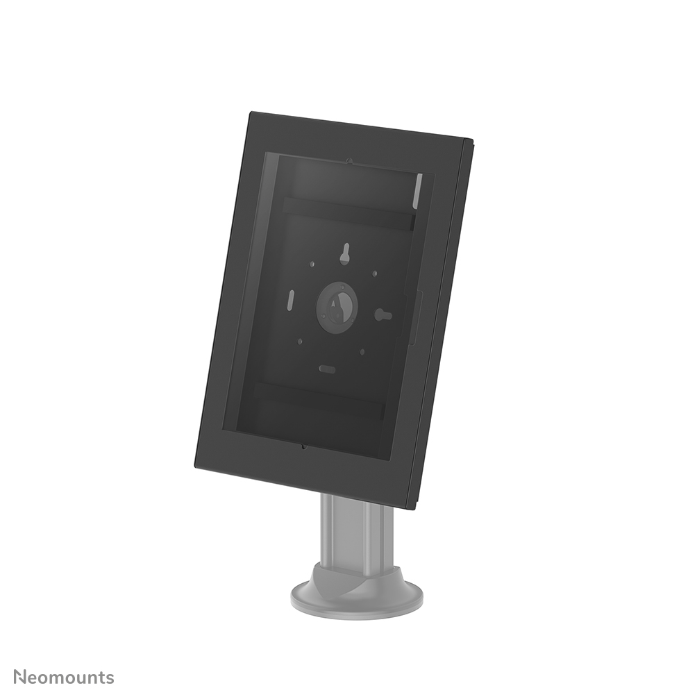 Neomounts WL15-602BL1 Tablet-Gehäuse - abschließbar (inkl. Schloss) - VESA 75x75 - geeignet für verschiedene 12.4-13" Tablets - für modulare Aufstellung mit einer Vielzahl von Tisch- und Bodenständern - Schwarz