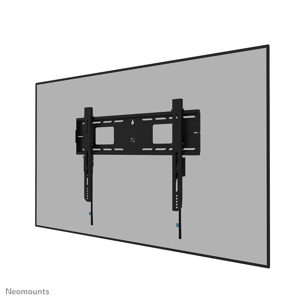 Neomounts LEVEL-750 WL30-750BL16 Feste Schwerlast-Wandhalterung - 42-86" Bildschirm - max 125 kg - VESA 100x100-600x400 - T 4,2 cm - Nivellierung - abschließbar (exkl. Schloss) - TÜV-zertifiziert - Rapid Install-Modell mit Serviceposition - schwarz