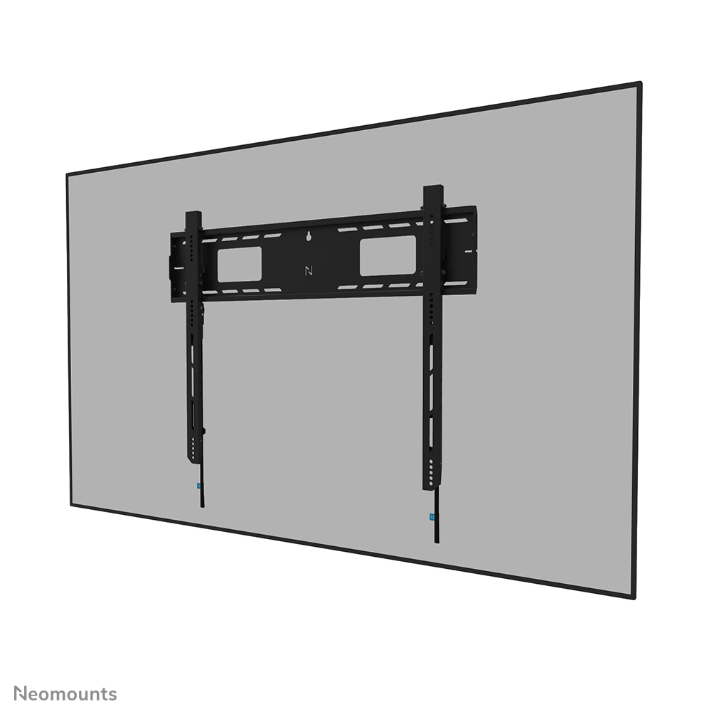 Neomounts LEVEL-750 WL30-750BL18 Feste Schwerlast-Wandhalterung - 43-98" Bildschirm - max 125 kg - VESA 100x100-800x600 - T 4,2 cm - Nivellierung - abschließbar (exkl. Schloss) - TÜV-zertifiziert - Rapid Install-Modell mit Serviceposition - schwarz