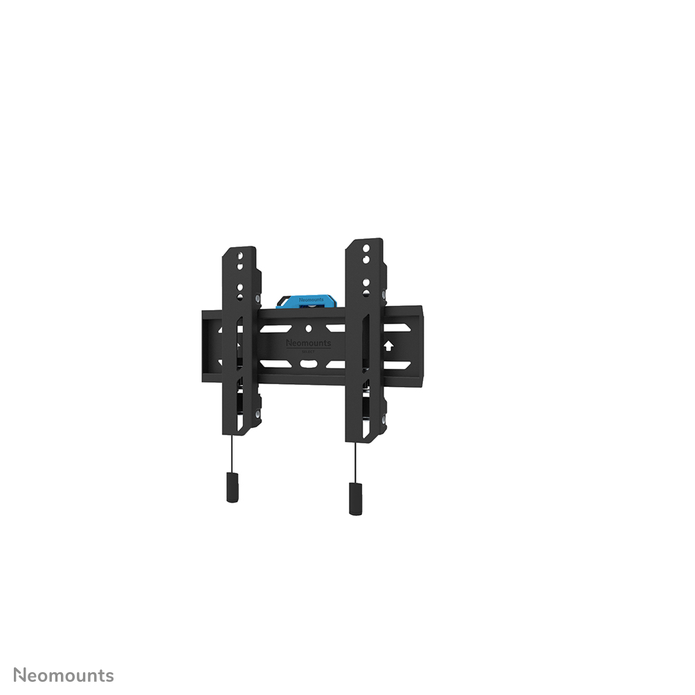 Neomounts LEVEL-850 WL30S-850BL12 Feste TV-Wandhalterung - 24-65" - max 40 kg - VESA 50x50-200x200 - T 3,3 cm - Nivellierung - abschließbar (inkl. Anti-Diebstahl-Schraube, exkl. Schloss) - Rapid Install-Modell inkl. Befestigungsschablone - schwarz
