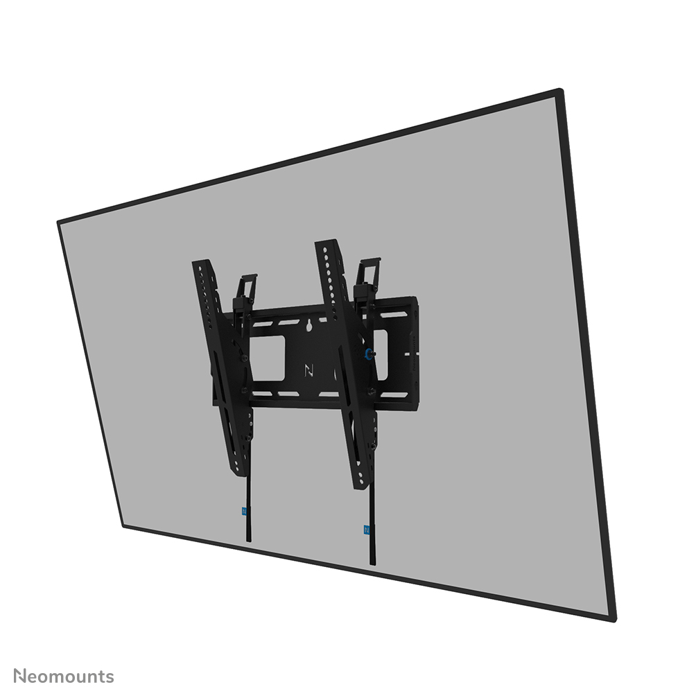 Neomounts LEVEL-750 WL35-750BL14 Neigbare Schwerlast-Wandhalterung - 32-75" Bildschirm - max 100 kg - VESA 100x100-400x400 - T 9,3 cm - Nivellierung - abschließbar (exkl. Schloss) - TÜV-zertifiziert - Rapid Install-Modell - Tilt Guard - schwarz