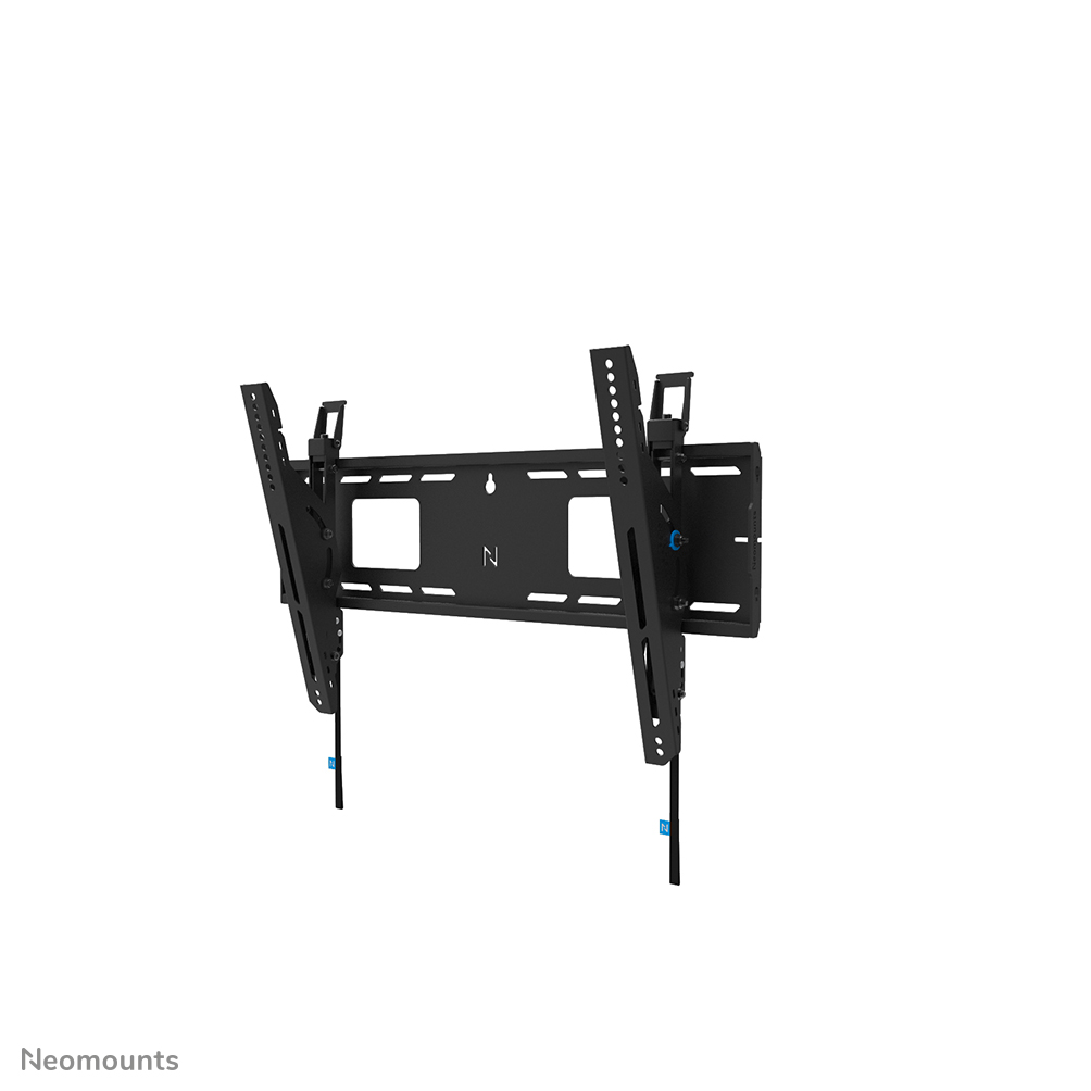 Neomounts LEVEL-750 WL35-750BL16 Neigbare Schwerlast-Wandhalterung - 42-86" Bildschirm - max 125 kg - VESA 100x100-600x400 - T 9,3 cm - Nivellierung - abschließbar (exkl. Schloss) - TÜV-zertifiziert - Rapid Install-Modell - Tilt Guard - schwarz