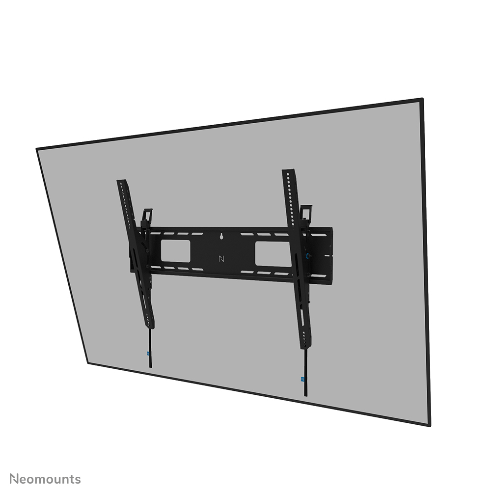 Neomounts LEVEL-750 WL35-750BL18 Neigbare Schwerlast-Wandhalterung - 43-98" Bildschirm - max 125 kg - VESA 100x100-800x600 - T 9,3 cm - Nivellierung - abschließbar (exkl. Schloss) - TÜV-zertifiziert - Rapid Install-Modell - Tilt Guard - schwarz