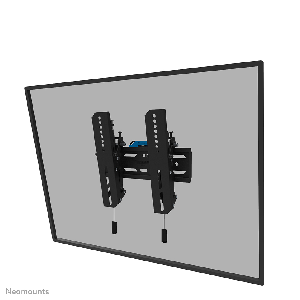 Neomounts LEVEL-850 WL35S-850BL12 Neigbare TV-Wandhalterung - 24-65" - max 40 kg - VESA 75x75-200x200 - T 3,5 cm - Nivellierung - abschließbar (inkl. Anti-Diebstahl-Schraube, exkl. Schloss) - Rapid Install-Modell inkl. Befestigungsschablone - schwarz