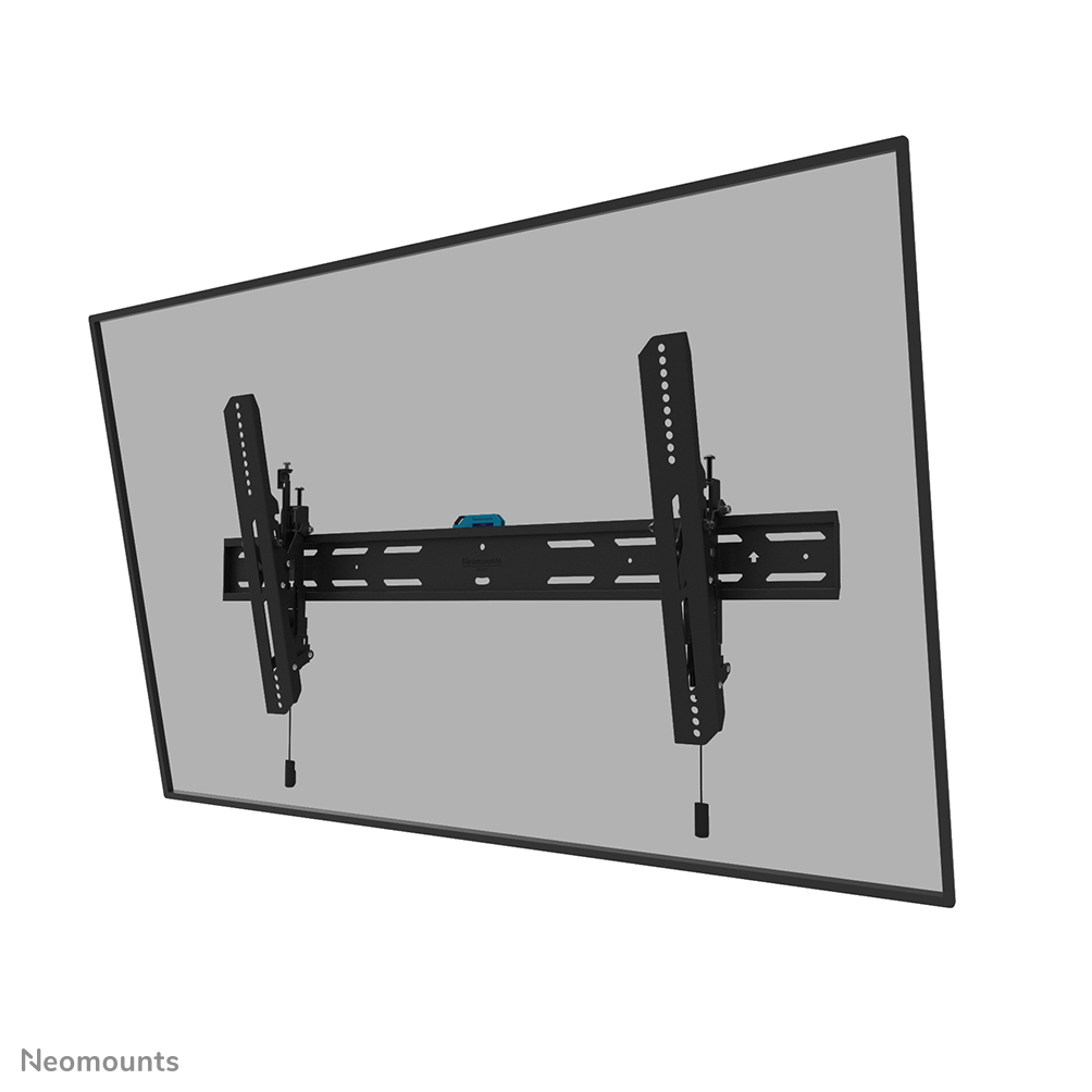 Neomounts LEVEL-850 WL35S-850BL18 Neigbare TV-Wandhalterung - 43-86" - max 60 kg - VESA 100x100-800x400 - T 3,5 cm - Nivellierung - abschließbar (inkl. Anti-Diebstahl-Schraube, exkl. Schloss) - Rapid Install-Modell inkl. Befestigungsschablone - schwarz
