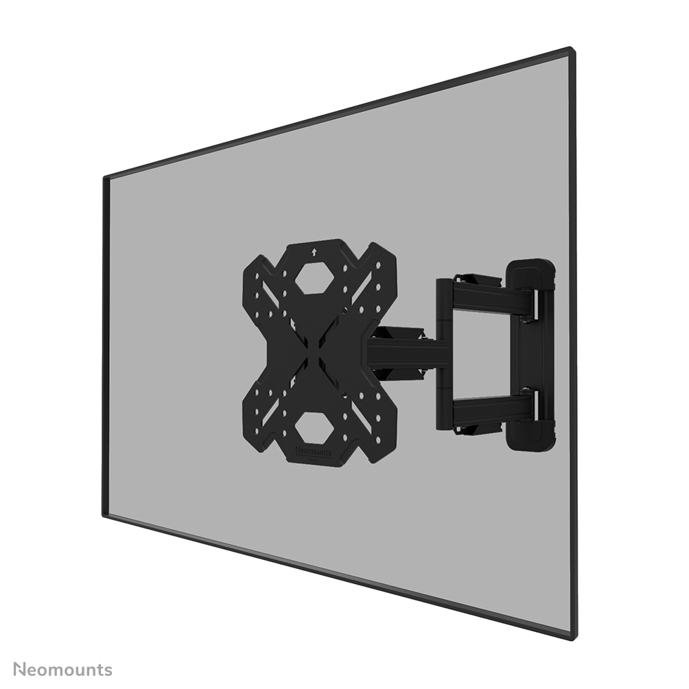 Neomounts LEVEL-850 WL40S-850BL12 Voll bewegliche TV-Wandhalterung - 32-55" - max 40 kg - VESA 100x100-200x200 - T 4,7-55,5 cm - Nivellierung - Rapid Install-Modell inkl. Befestigungsschablone - schwarz