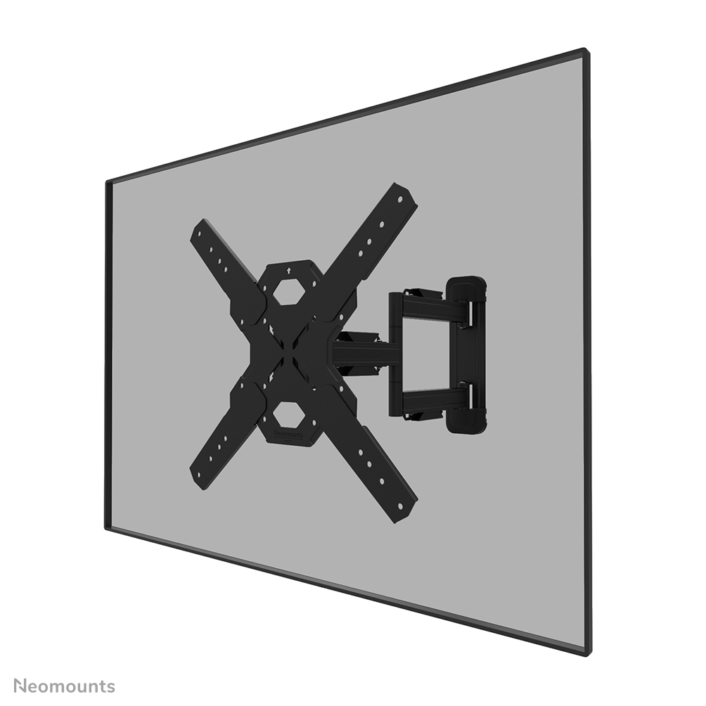 Neomounts LEVEL-850 WL40S-850BL14 Voll bewegliche TV-Wandhalterung - 32-65" - max 40 kg - VESA 100x100-400x400 - T 4,7-55,5 cm - Nivellierung - Rapid Install-Modell inkl. Befestigungsschablone - schwarz