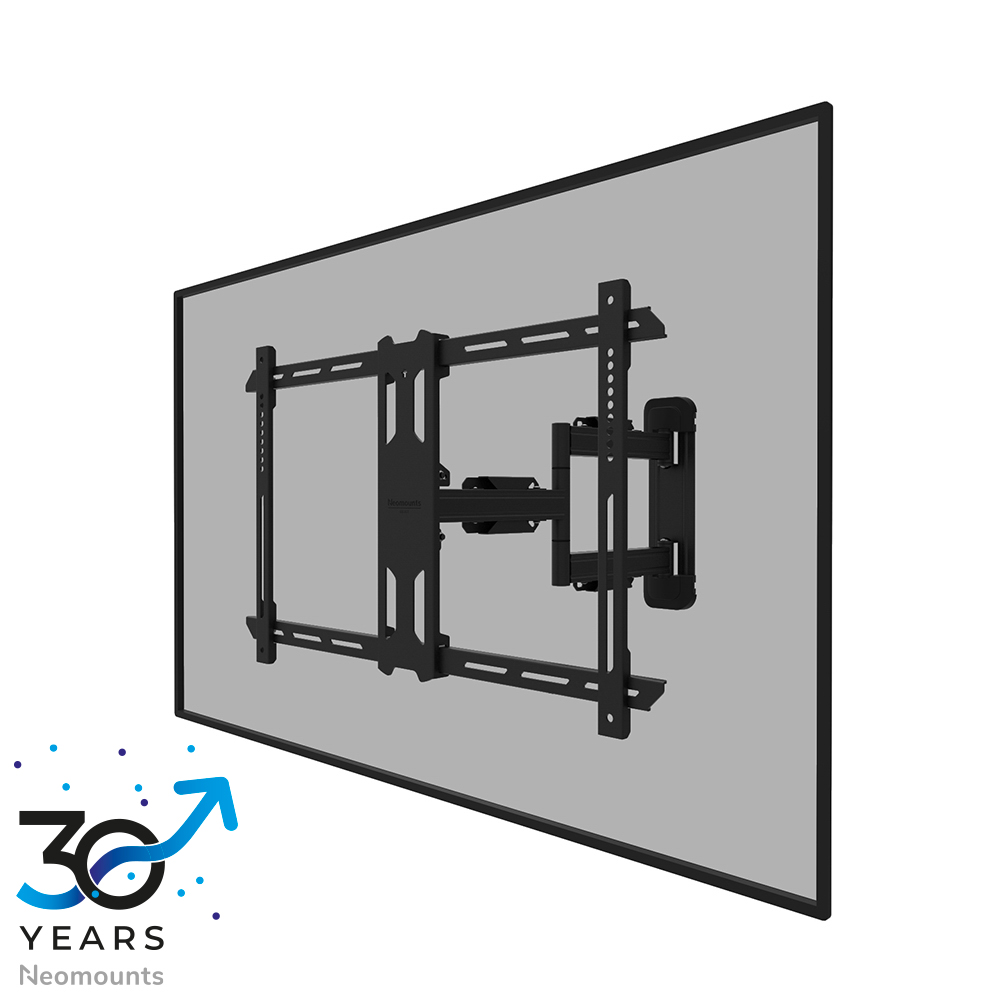 Neomounts LEVEL-850 WL40S-850BL16 Voll bewegliche TV-Wandhalterung - 40-70" - max 45 kg - VESA 200x100-600x400 - T 4,7-55,5 cm - Nivellierung - Rapid Install-Modell inkl. Befestigungsschablone - schwarz