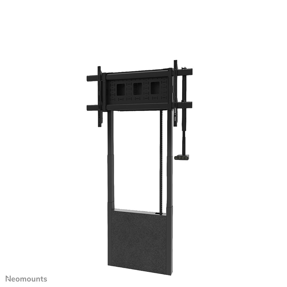 Neomounts MOVE Lift X WL55-885BL1 Boden-Wand-Halterung - 65-105" - max. 120 kg - motorisierte Höhenverstellung 112-212 cm - 50 mm/Sek. - VESA 200x200-1000x600 - abschließbar - schwarz